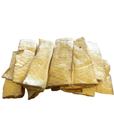 Beef Cheek Chips for Dogs - CHEW Treat - *(2x6 INCH Peanut Butter 20 Count Approx. 448 Grams)* - Rawhide Free - All Natural Beef Cheek Chips - Long Lasting Dog CHEW - Beef Cheek - Beef Treat for Dogs Peanut Butter 22.4 g (Pack of 20)