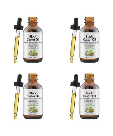 60ml Jamaican Hair Oil Nourishing Smoothing Hair Oil for Eyebrow Growth Eyelash Growth for Eyelash Growth Lace Frontal (4PCS)