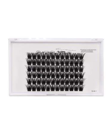 Bodermincer 72 Bundles D Curl 3D Effect Mink Eyelash Extensions - Natural Faux Lashes for Home Use (12mm) - International Shipping - Buy Online on GoSupps.com