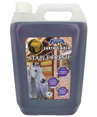Trade Chemicals HORSE STABLE CLEANER DISINFECTANT - Earths Gold Stable Fresh 5L (Lavender)