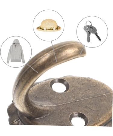 Cabilock 30 Pcs Single Hook Wall Hanging Hooks Wall Mounted Hooks Clothes Hooks Towel Hooks Rack Zinc Alloy - Buy Online on GoSupps.com