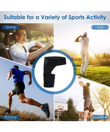 Adjustable Thigh Bandage & Compression Support | Neoprene Hip Belt for Knee Tendon Sciatic Pain Relief - Unisex - Buy Online on GoSupps.com