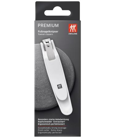 ZWILLING Extra Large Toenail Clippers with Nail Catcher - Premium White Perfect Grip & Straight Cutting Edge for Effortless Grooming - Buy Online on GoSupps.com