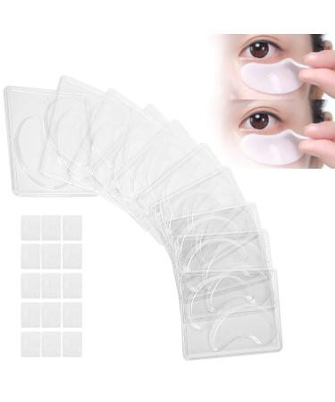25 Pcs DIY Eye Mask Mold  Portable Reusable Transparent DIY Under Eye Mask Mold for Facial Mask Machine