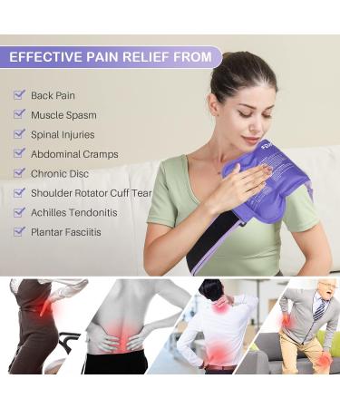 FDMGEL Reusable Gel Ice Pack for Injuries - Cold & Hot Therapy Wrap for Back, Shoulder, Knee, Arm, Leg - Muscle Spasm Relief and Recovery - Buy Online on GoSupps.com
