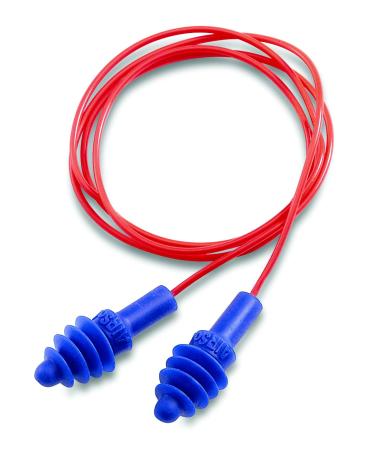 Howard Leight by Honeywell AirSoft Flanged Corded Reusable Shooting Earplugs  2-Pairs (R-01521)