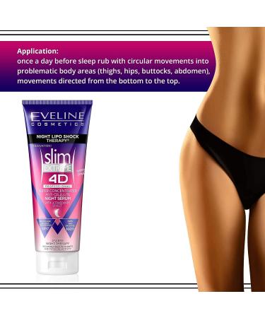 Eveline Cosmetics Firming Slim Extreme 4D Cellulite Cream with Night Lipo Shock - Best Anti-Cellulite Treatment - Buy Online on GoSupps.com