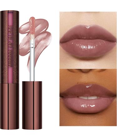 Makeup Lip Gloss Nourishing Lip Gloss Moisturizing Volumizing Lipstick For Women Make Up Care Date Evening Natural Look 05 - Buy Online on GoSupps.com