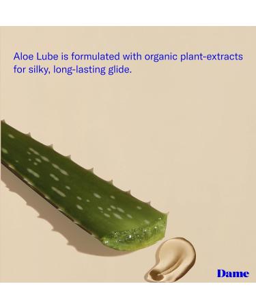 Dame Products Aloe Lube for Women - Doctor-Approved pH-Balanced Aloe Vera Personal Lubricant - 4 Fl Oz - Shop Internationally - Buy Online on GoSupps.com
