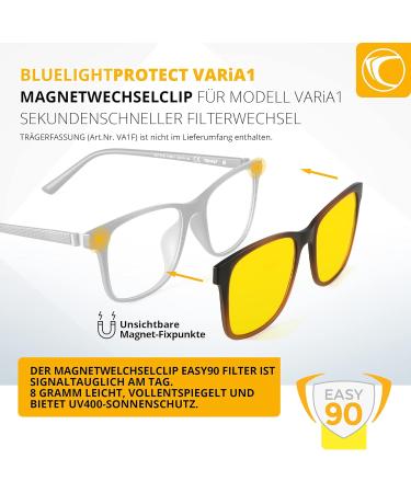 Buy Prism Varia 1 Blue Light Magnet Front Filter - EASY90 for Gaming & TV - Varia1 Glasses Frame - VA1M702 08 - Buy Online on GoSupps.com
