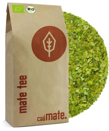 Bio Yerba Mate Tea 400g Mate leaves PUR Fresh & green Fair & air -dried Yerba mate Checks certified & filled in Germany 400 g (1 Pack) - Buy Online on GoSupps.com