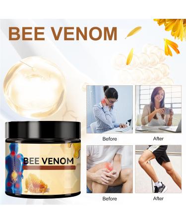 Bee Venom Cream Bee Venom Advanced Joint and Bone Cream New Bee Venom Professional Cream Bee Venom Joint Cream New Bee Venom Gel for All Parts of the Body (2 Pcs) - Buy Online on GoSupps.com
