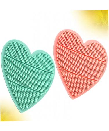 TOYANDONA 2pcs Scalp Scrubber Shower Hair Brush & Massager Set - Silicone Baby Head Brush for Cradle Shampoo - Green 9*8cm - Buy Online on GoSupps.com