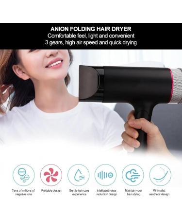 1500W Negative Ion Electric Hair Dryer Hair Dryers & AccessoriesStyling Tools & Appliances - Buy Online on GoSupps.com