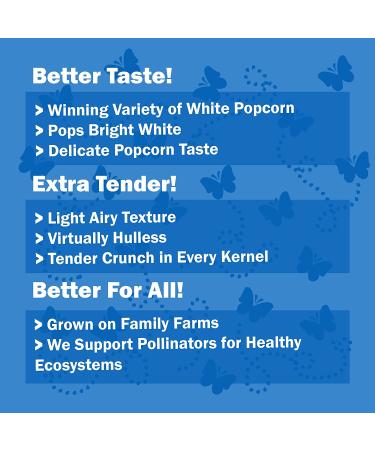 Black Jewell Blue Ribbon White Gourmet Popcorn Kernels 28.35oz - Pack of 1 - Buy Online on GoSupps.com