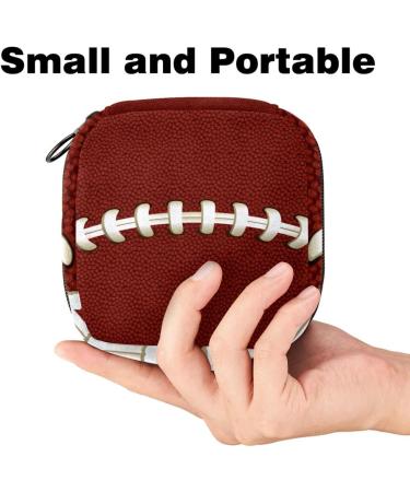 Portable Storage Bags for Women's Bandages & Menstrual Products - Rugby Ball Texture Ideal for School & Office - Buy Online on GoSupps.com