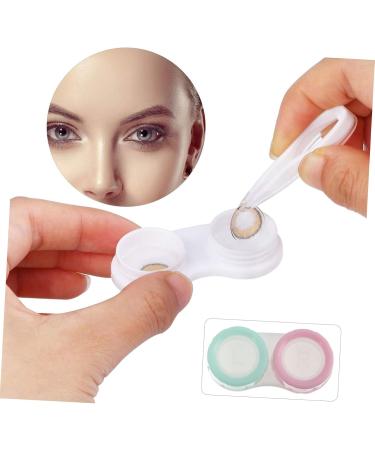 Buy Homsfou 6-Sentence Contact Lens Container Set - Transparent Plastic Storage for Improved Care and Organization - Buy Online on GoSupps.com