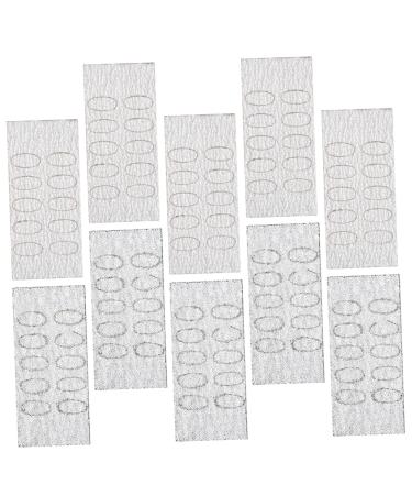 minkissy 10 Sheets Nail Tools Pedicure Tools Electrical Tools Replacement Sanding Discs Exfoliating Grinding Pads Pedicure Accessories Pedicure Supplies Replaceable Horseshoe
