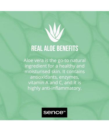 Sence Aloe Vera Hydrogel Eye Mask Vegan soin du visage pour d tendre la peau et lutter contre les cernes avec vitamine A et vitamine C Beauty Skincare Under Eye Patches (3 x 6 ml) - Buy Online on GoSupps.com