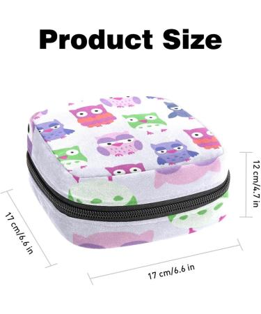 Women's Bonds Stilling Pockets | Portable Period Kit - Bunte Buho Owl Pattern | Feminine Product Bag for Girls - Shop Now! - Buy Online on GoSupps.com