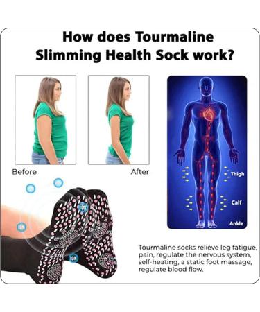 Alvo Feet Socks for Varicose Veins Alvo Feet Tourmaline Acupressure Self Heating Socks Diabetic Socks Women and Men (6PAIR Black) 6PAIR Black - Buy Online on GoSupps.com