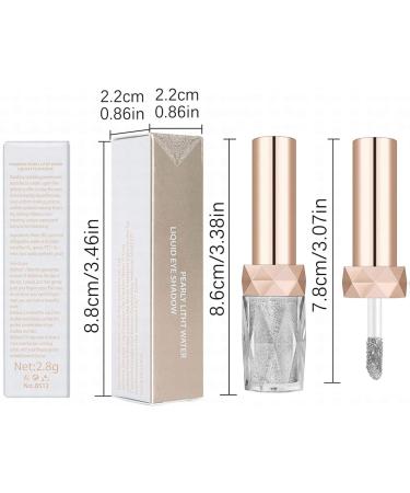 Liquid Eyeshadow Shimmer Eye Shadow High Pigmented - Long-Wearing Eyebrow Shadow with 6 Colors for Daily Use 01 - Buy Online on GoSupps.com