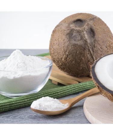 Jeske Sports Supplies Tasty Pott Organic coconut flour glutenfree flour from ground coconuts vegan cuisine cake plant flour in bag 1000 g - Buy Online on GoSupps.com