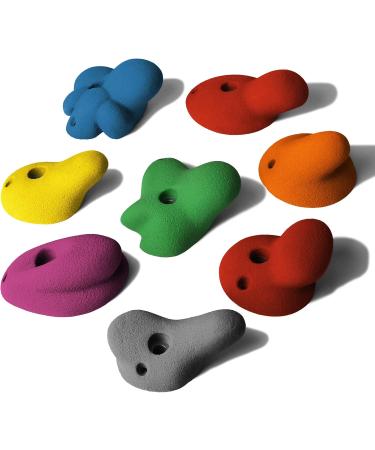ALPIDEX 8 XL Climbing Holds Set - Mixed Colour Handle Grips with Deep to Medium-Deep Undercuts for Superior Performance - International Shipping Available - Buy Online on GoSupps.com