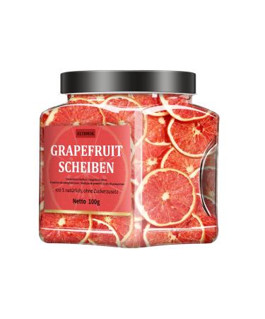 ULTHMOK Premium quality dried grapefruit slices 100g dehydrated grapefruit 100% natural no additives and no added sugar