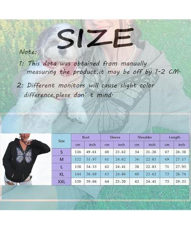 Y2K Halloween Gothic Graphic Hoodie | Full Zip Up | Oversized | Pockets | Long Sleeve Sweatshirt | Glr926black - Medium - Buy Online on GoSupps.com