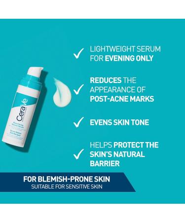 CeraVe Blemish Control Night Time Routine: Blemish Control Cleanser 236ml and Retinol Resurfacing Serum 30ml + Blemish Control Face Cleanser - Buy Online on GoSupps.com