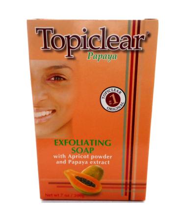 Topiclear Exfoliating Soap Papaya 7 oz.