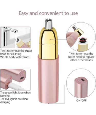 Mini Facial Hair Remover for Women - 2in1 Portable Shaver for Fuzz, Lips, Arms, Eyebrows, and Bikini Line - Waterproof & Painless Hair Removal - Buy Online on GoSupps.com