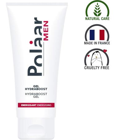 Pol ar Men - Energizing Hydraboost Gel with Ginseng and Siberian Olive Tree - 50 ml - Moisturing Face Cream - After shave - Matte finish care - All skin types - Natural Active Ingredient - Buy Online on GoSupps.com