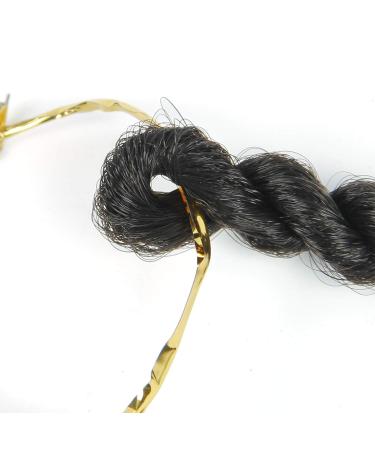 18 Inch Wavy Senegalese Twist Crochet Hair Braids - Synthetic Extension 6 Packs 1B | Curly Twist Braiding Hair with Wavy Ends - Buy Online on GoSupps.com