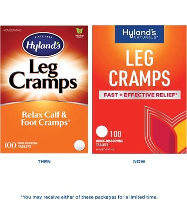 Hyland's Relax Calf and Foot Cramps 100 Tablets (Value Pack of 3) - Buy Online on GoSupps.com