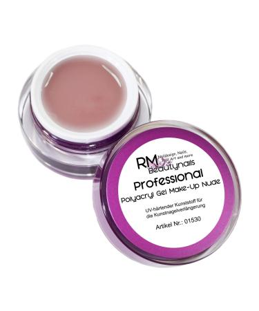 15ml Polyacryl Gel Make-Up Nude Acrylic Gel LED Builder Gel Professional Line 15 ml (1 pack)