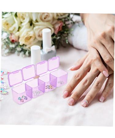 Healeved 2 Sets Nail Art Storage Box Accessory Storage Organizer Nail Art Storage Container Nail Art Organizer Container Nail Organizers and Storage Nails Accessories Dog Container Box Abs - Buy Online on GoSupps.com