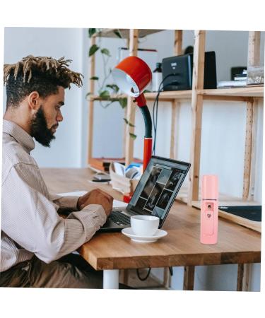 BELLIFFY 1pc Humidifier Makeup Device Face Sprayer Handheld Spray Device Mini Face Steamer USB Pink Abs - Buy Online on GoSupps.com