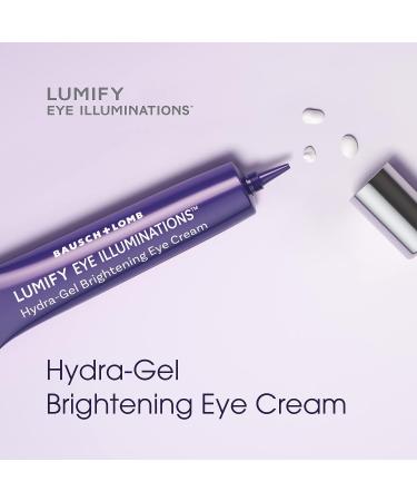 LUMIFY Eye Illuminations Brightening Eye Cream - Vitamin C, Caffeine, Niacinamide & Hyaluronic Acid - 15g Clinically Proven Formula for Smoother, Glowing Skin - Buy Online on GoSupps.com