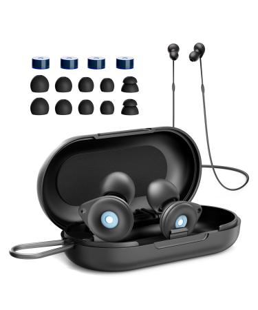Ear Plugs for Concerts with Lanyard High Fidelity Concert Ear Plugs Hearing Protection for Noise Reduction Musicians Motorcycles Work & Noise Sensitivity -10 Ear Tips in XS S M L -25dB On-Ear