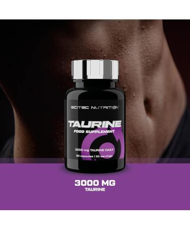 Scitec Nutrition Taurine 3000mg Essential Amino Acid metabolic Support Ideal for Vegans Boost Energy Naturally 90 Capsules - Buy Online on GoSupps.com