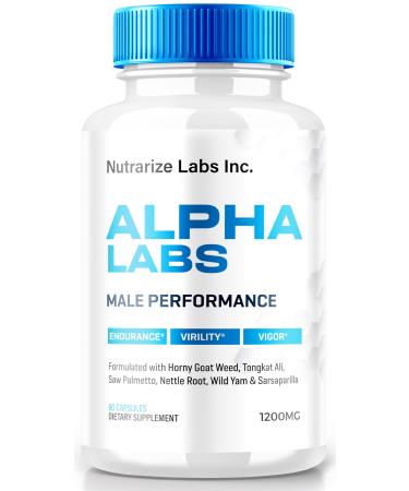 Alpha Labs Capsules Official Supplement for Muscle Defense All-Natural Dietary Pills to Sustain Energy & Performance Levels Alphalabs Capsulas Reviews (60 Capsules)