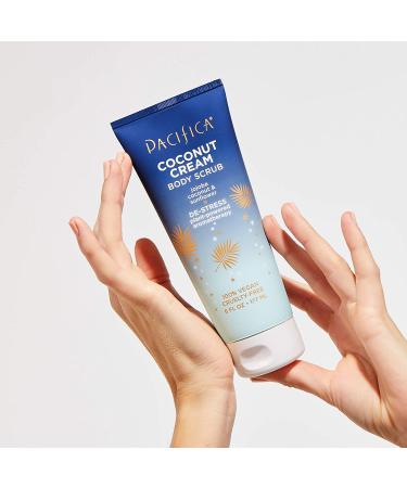 Pacifica Coconut Cream Body Scrub 6 oz - Exfoliating Scrub for Smooth, Hydrated Skin - Buy Online on GoSupps.com