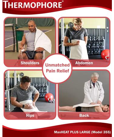 Thermophore MaxHEAT Plus Large Moist Heating Pad 14x27 - Model 355 - 1 Count - Buy Online on GoSupps.com