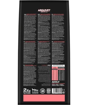 ARQUIVET - GRAIN FREE - Croquettes for adult dogs - Salmon and tuna - 2 kg - Buy Online on GoSupps.com