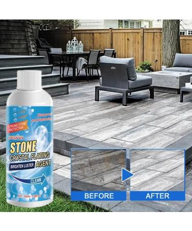 Stone Crystal Plating Agent Stone Stain Remover Cleaner Marble Cleaner Stain Remover Stone polishing Compound All-Purpose Stone Cleaner and Polish for Marble Granite Quartz and More (1pcs) - Buy Online on GoSupps.com
