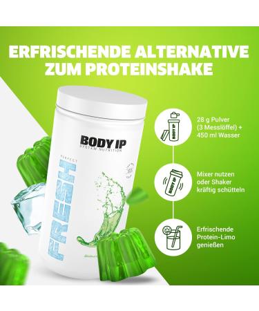 Body IP Perfect Fresh Clear Whey - Waldmeister Splash | High Protein Isolate Powder for Muscle Building | 21 Portions | 600g - Buy Online on GoSupps.com