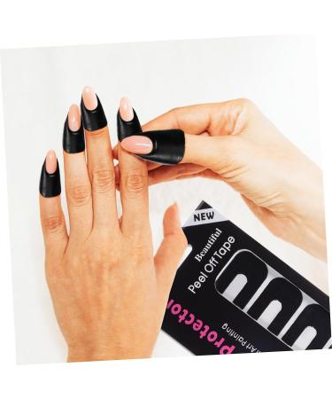 minkissy 200 Sheets patch tearable Protective agent Nail Polish Guard Silica gel safety mask sticker protective oil Nail Guards For Painting Nails Nail Protector From Nail Polish 3.00X2.50X0.10CMx2pcs As Shownx2pcs - Buy Online on GoSupps.com