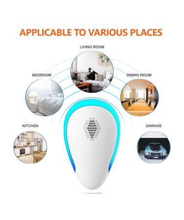 Ultrasonic Pest Repeller 6 Pack - Indoor Electronic Bug Repellent for Mosquitos, Ants, Roaches, Bugs & Mice - Plug-in Pest Repellent - Buy Online on GoSupps.com